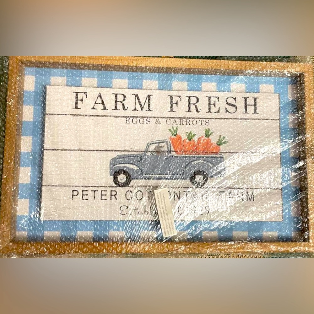 Farm Fresh Eggs and Carrots Shadowbox Sign
by The Holiday Aisle - Picture 4 of 4
